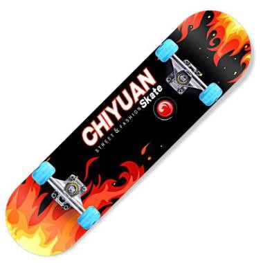 Ván trượt skateboard thể thao cao cấp bánh xe có đèn led tư phát sáng