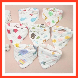 Sét 5 yếm xô 6 lớp Organic Manny
