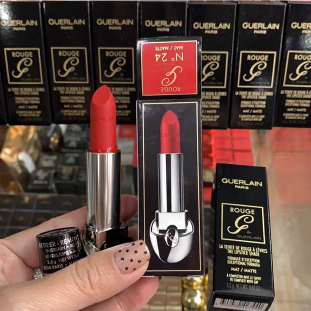 Son phi thuyền GUERLAIN ROUGE G , hàng ko nắp gương, new, fullbox