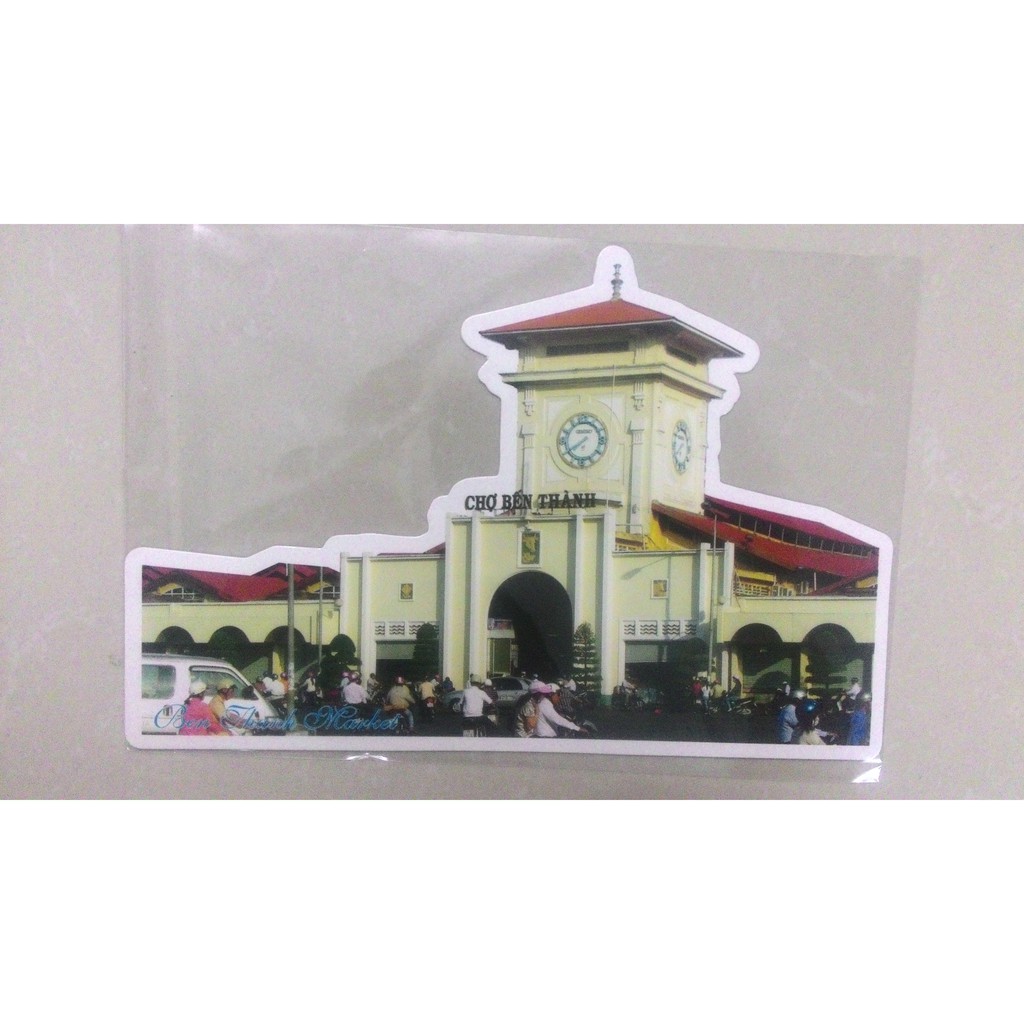 Tem sưu tập Postcard Chợ Bến Thành