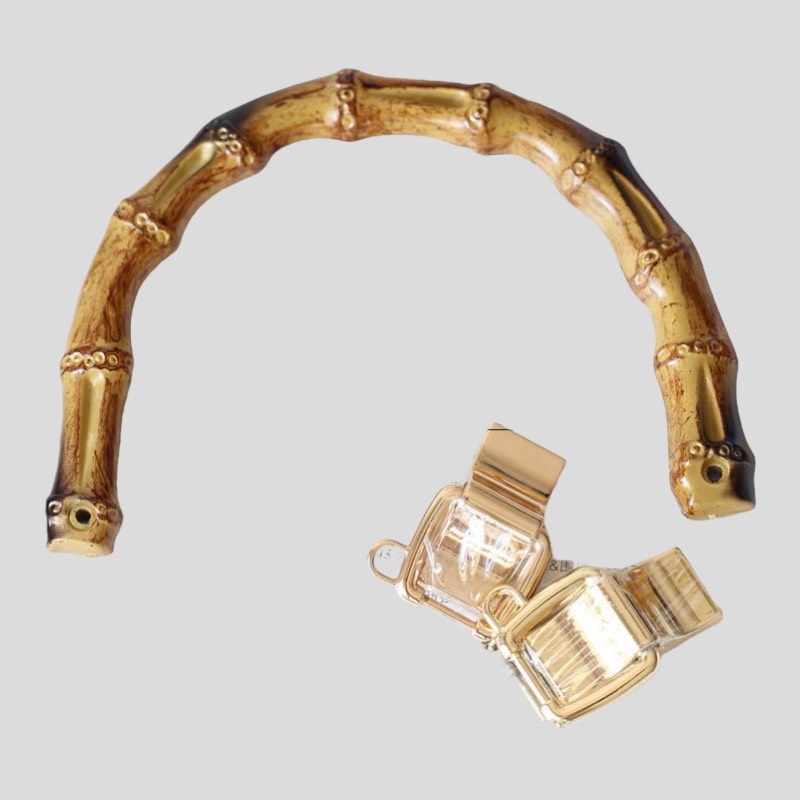 Q13 - Quai cầm túi xách, Quai nhựa đúc giả trúc