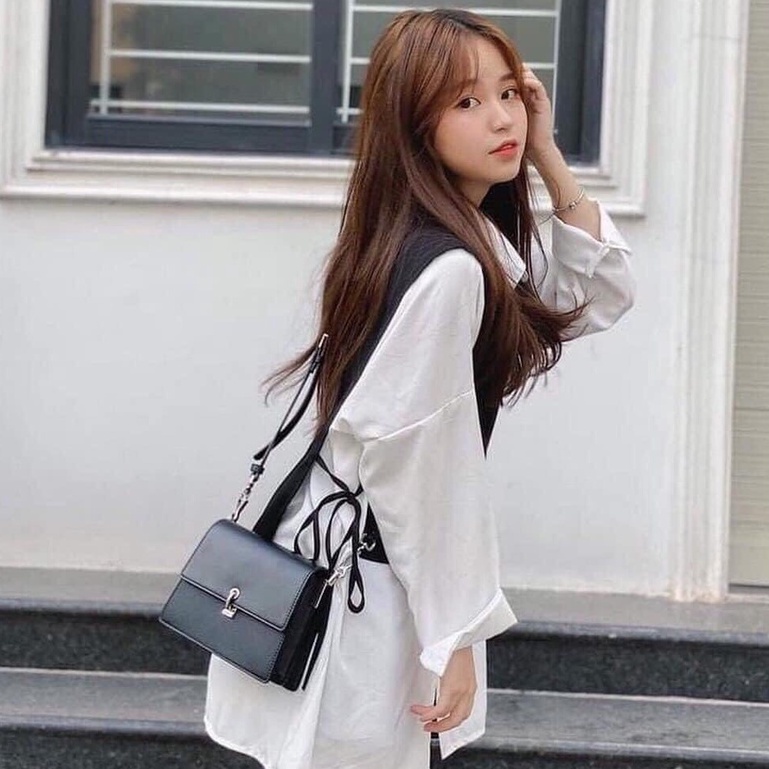 Set áo sơ mi trắng mix áo gile xinh xắn cá tính D05 | BigBuy360 - bigbuy360.vn