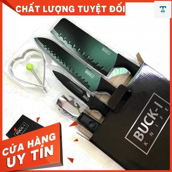 SIÊU SALE BỘ DAO BUCK - I ĐEN 5 CHI TIẾT [GIÁ SỈ BÁN RẺ]