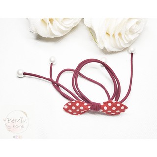 (ẢNH THẬT) Cột tóc nơ handmade Hàn Quốc Bemin