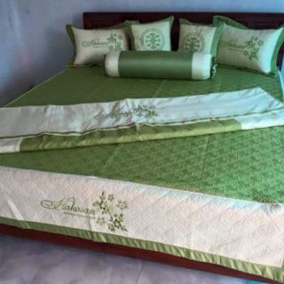 Trọn bộ Satin  7 món Hakosan cao cấp