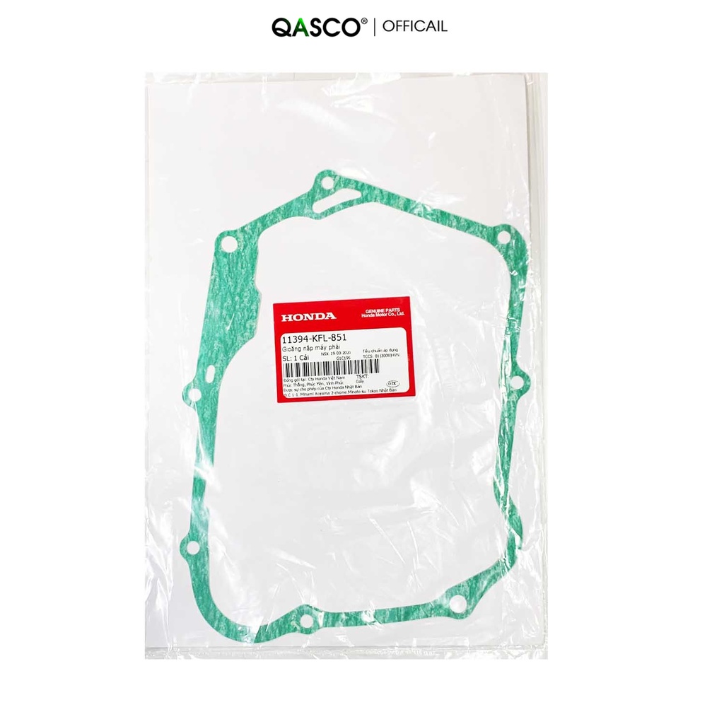 Gioăng nắp máy phải HONDA Dream, Future, Wave  QA(11394KFL851)