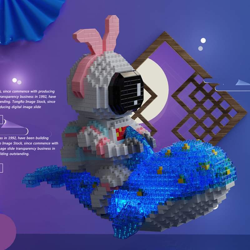 Bộ đồ chơi lắp ghép Phi hành gia ban nhạc tổng hợp - Mô hình 3D BALODY Nanoblock