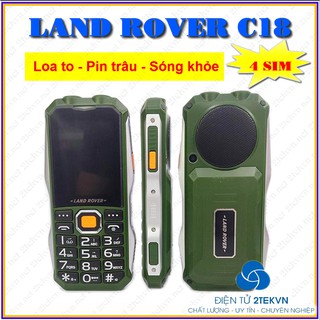 Điện thoại 4 sim thay đổi giọng nói, loa to, pin khủng Land Rover C18