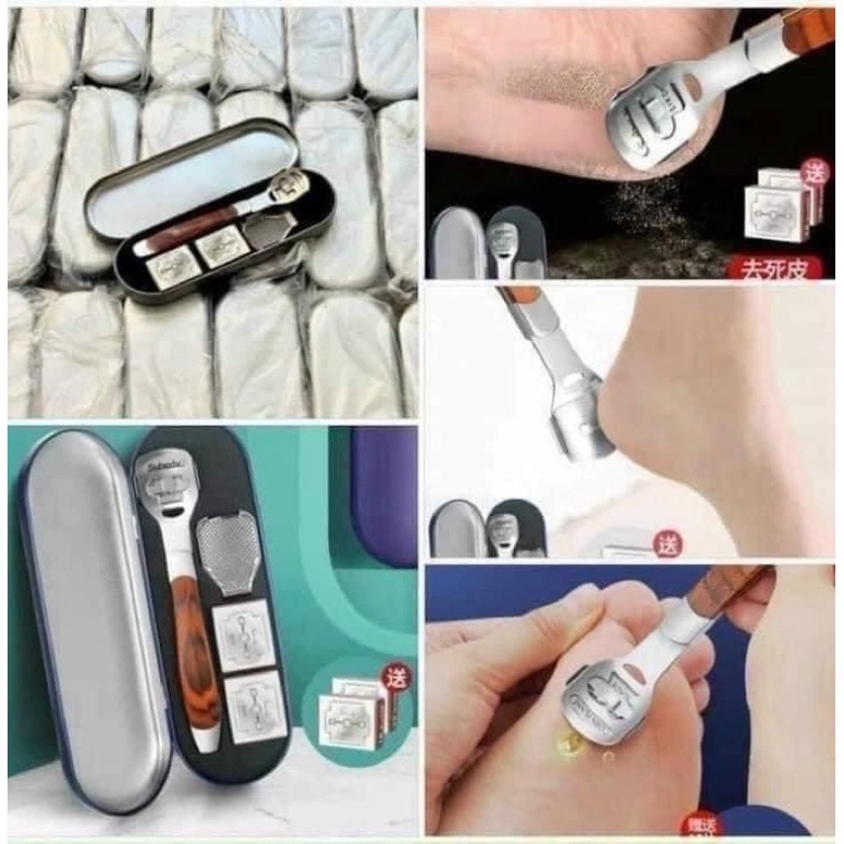 Bộ Dụng Cụ Tẩy Da Chết Chà Gót Chân Bằng Sắt Siêu Tiện Lợi