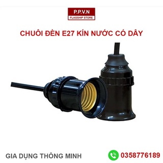 Đui đèn E27, đui gắn bóng đèn,dùng trong nhà, ngoài trời giá rẻ vô địch