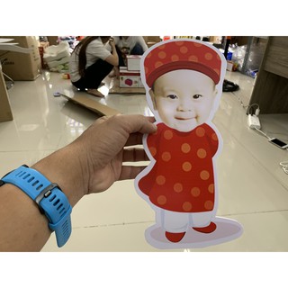 (25Cm) Chibi Bé Trang Trí Bàn Tiệc Sinh Nhật, Trang Trí Thôi Nôi ABSHOP COM VN