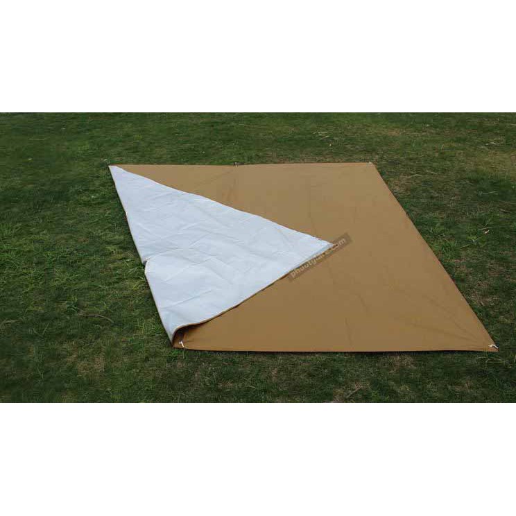 Combo Tấm tăng/tarp 3x3m kèm 2 cây trụ 8 cọc 8 dây 8 khoá