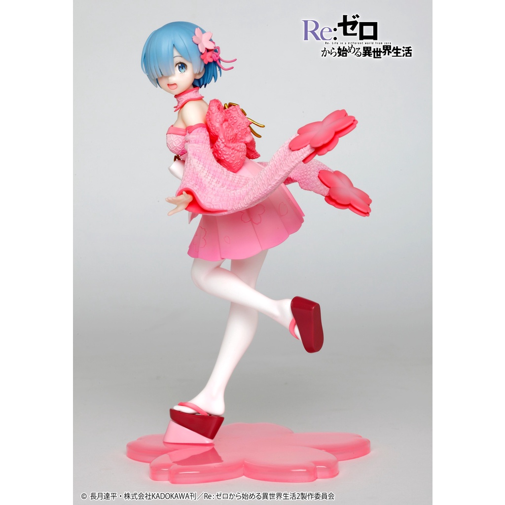 Mô Hình Figure Chính Hãng Anime Re:Zero, REM, Precious Figure, Sakura, TAITO, Nhật Bản