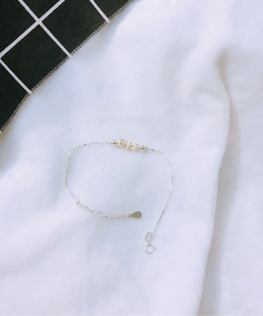 Lắc tay bạc BTS - Lắc đeo tay nữ NQ Jewelry