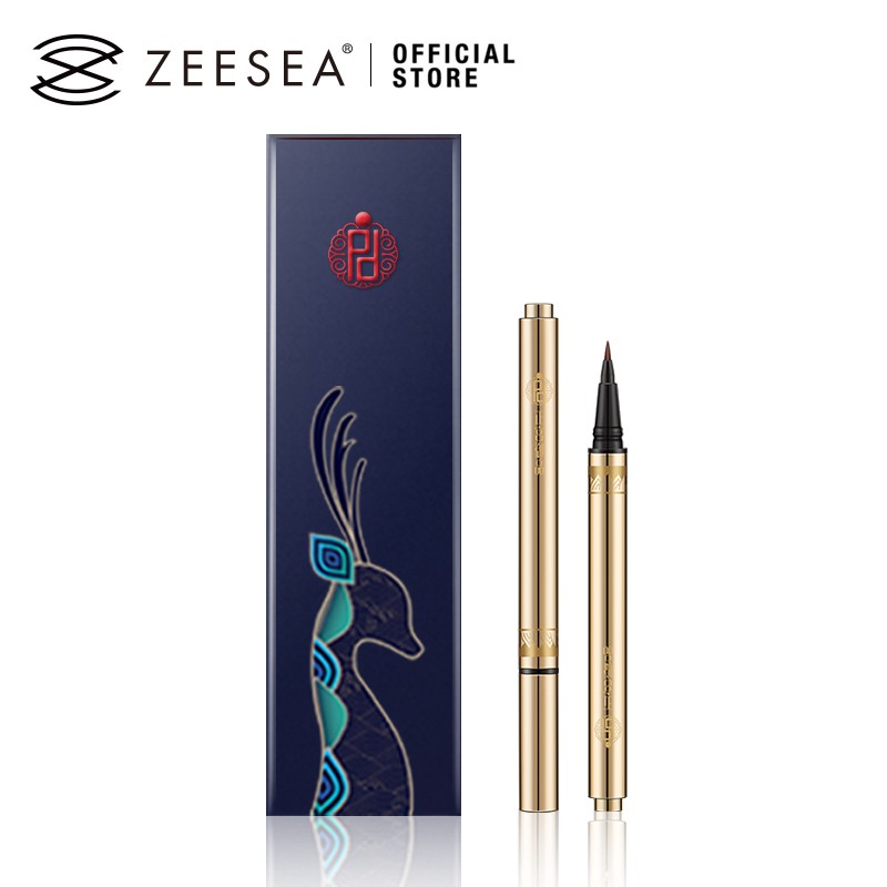 Bút Kẻ Mắt Dạng Lỏng ZEESEA Thiết Kế Vỏ Theo Phong Cách Trung Hoa Cổ Điển 0.6g