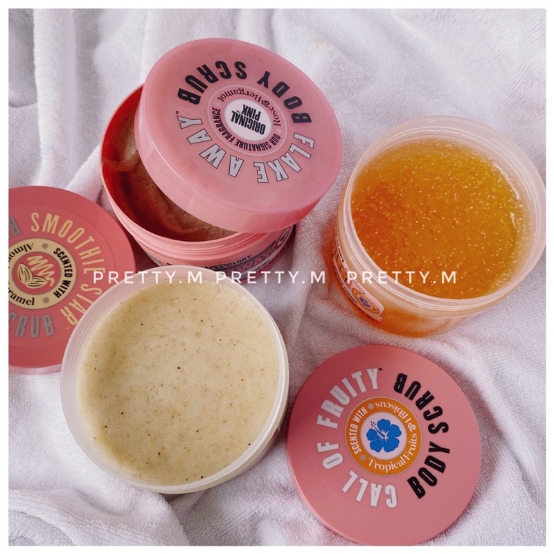 SOAP & GLORY SỮA TẮM ,TẨY DA CHẾT FULLSIZE