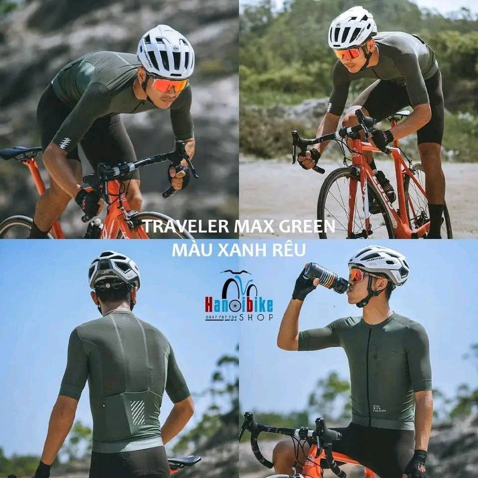 Áo đạp xe ngắn tay Monton Traveler Max