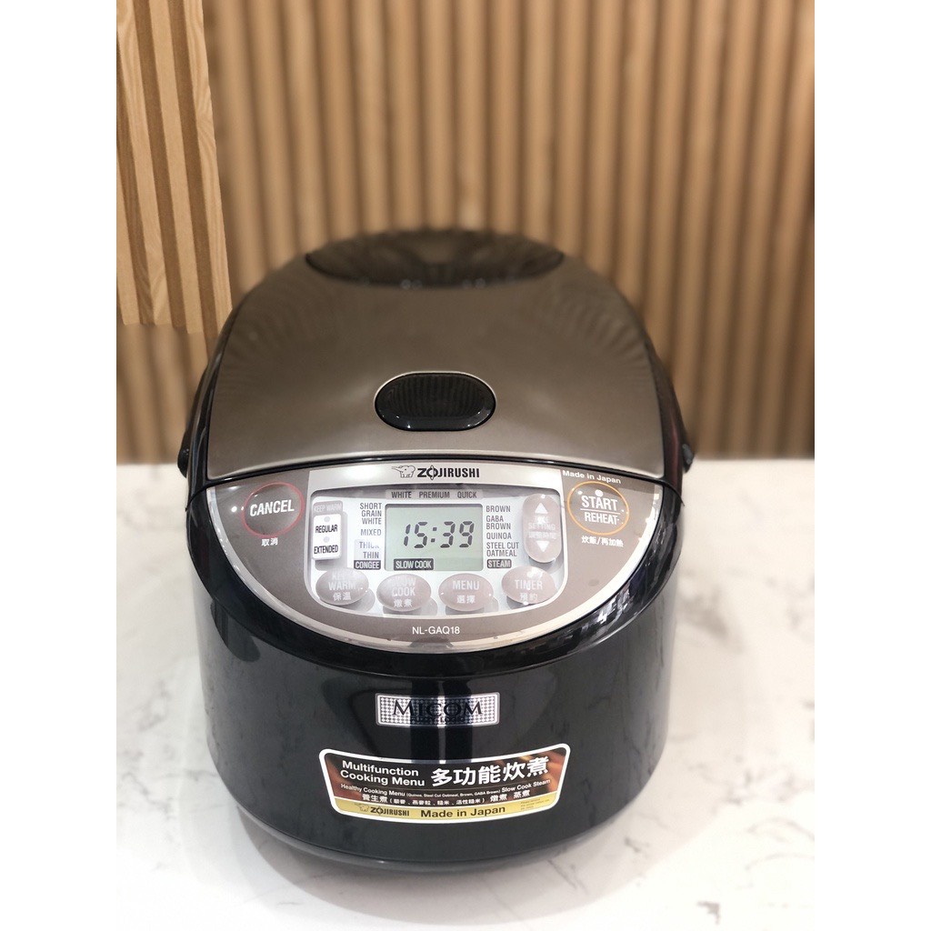 Nồi cơm điện tử Zojirushi NL-GAQ10V-BM dung tích 1L, sản xuất tại Nhật, bảo hành 1 năm chính hãng