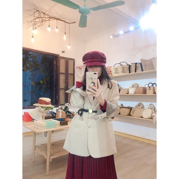 Mũ bakerboy kim sa Tiệm Cô Hìn đội cực xinh ship 1h lỗi 1 đổi 1