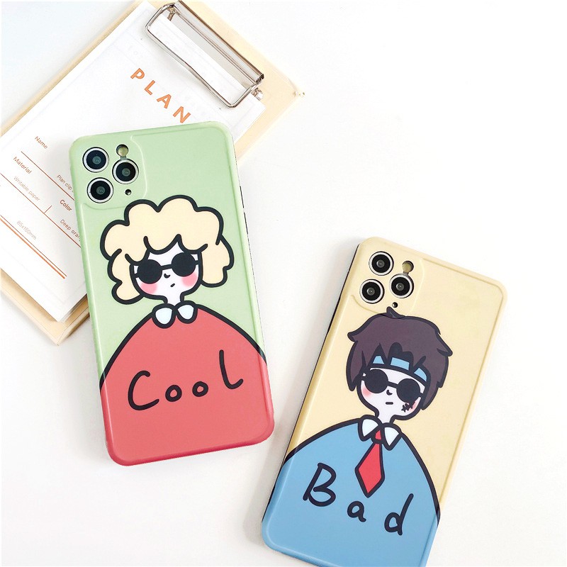 Ốp lưng iphone Bad & Cool IMD viển nổi cong 5/5s/6/6plus/6s/6splus/7/7plus/8/8plus/x/xr/xs/11/12/pro/max/plus/promax | BigBuy360 - bigbuy360.vn