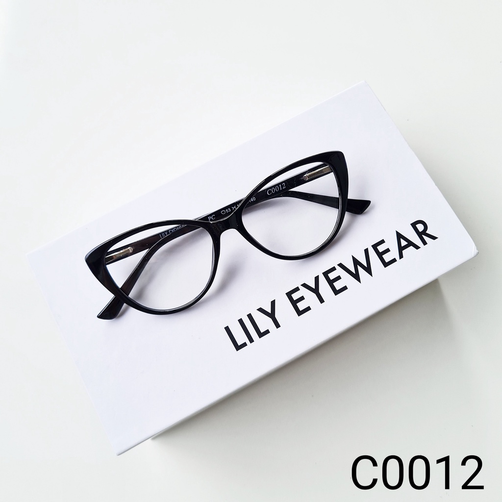 Kính mắt mèo nữ LILYEYEWEAR thiết kế nhỏ gọn màu sắc thời trang c0012