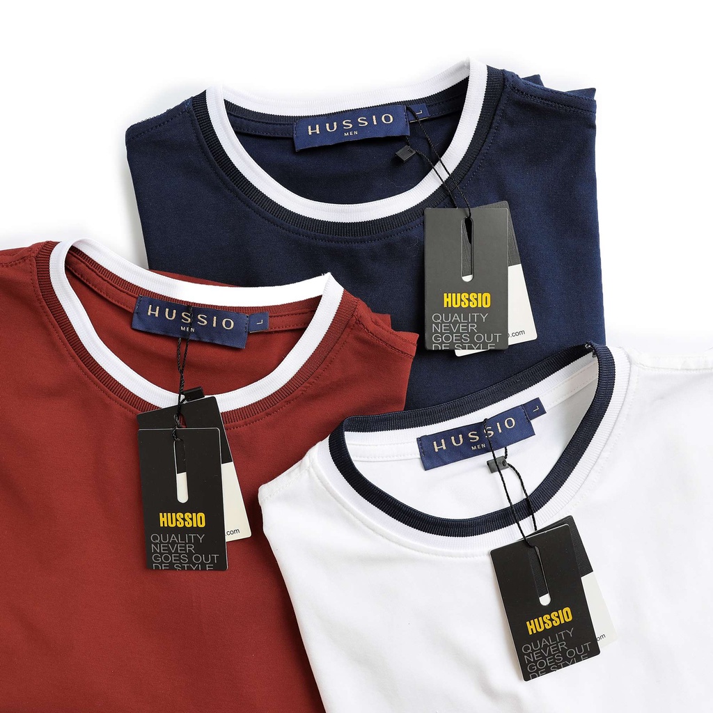 Áo thun nam cao cấp LORYN vải cá sấu cotton xuất xịn, chuẩn form, năng động, trẻ trung - HUSSIO