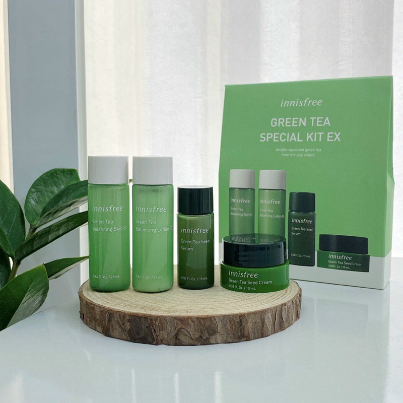 Set Innisfree Trà Xanh Green Tea Special Kit EX