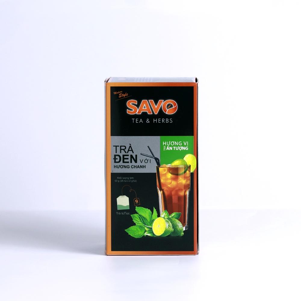 Trà Chanh Túi Lọc SAVO (Hộp 25 gói)