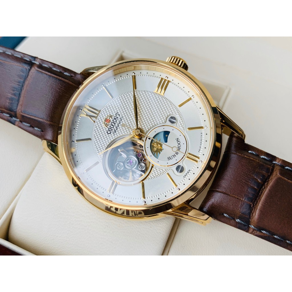 ĐỒNG HỒ NAM Orient Sun Moon Gen 4 Open Heart RA-AS0004S10B