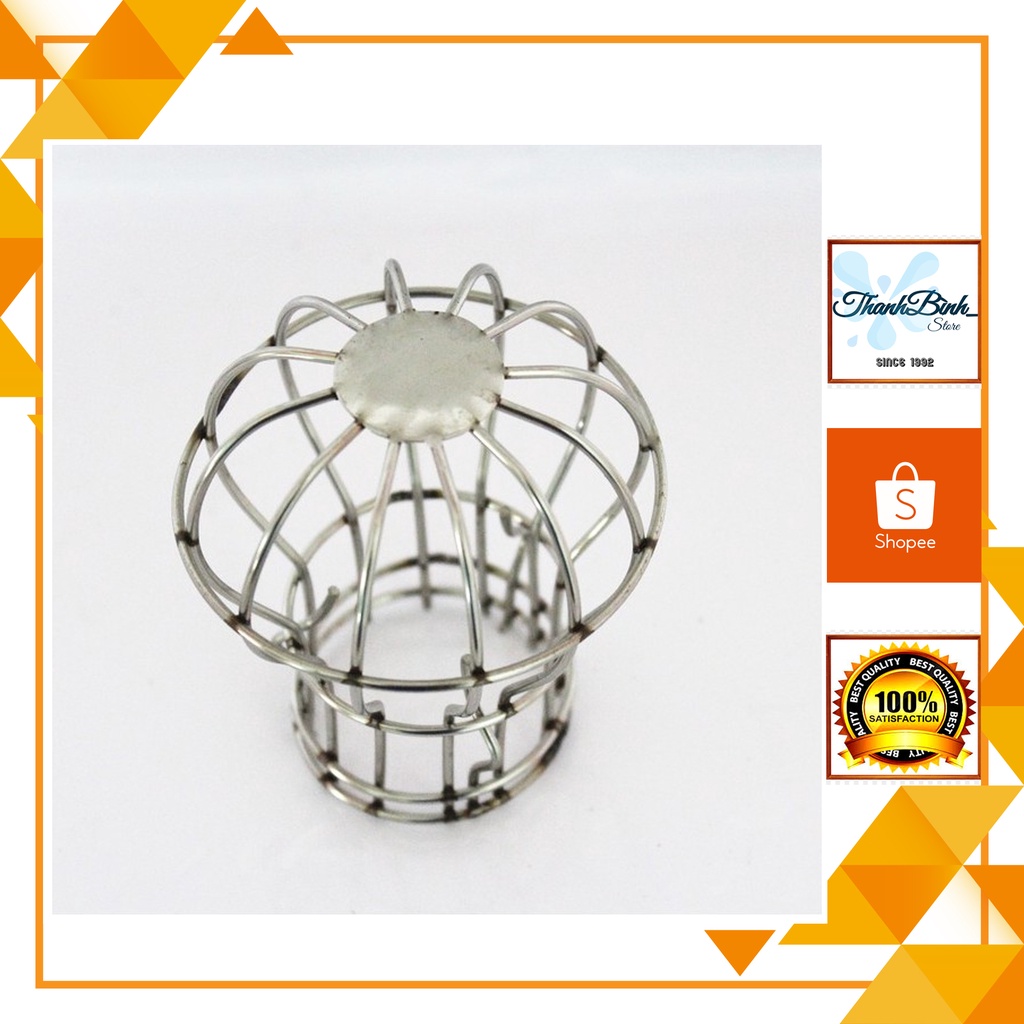 CÀU CHẮN RÁC/ LỌC RÁC INOX - DÙNG CHO ỐNG THOÁT NƯỚC MƯA MÁI
