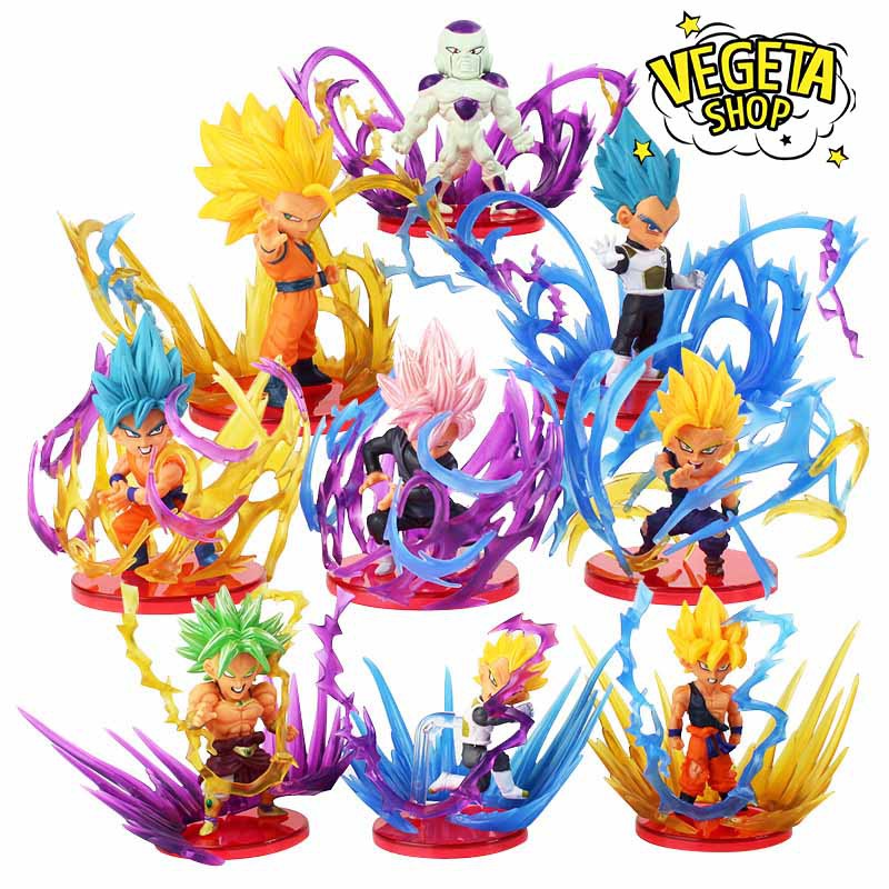 Mô hình Dragon Ball - Super WCF Burst - Tự chọn Goku Gohan Vegeta Frieza Broly Black Rose God SSJ - Cao 8,5cm