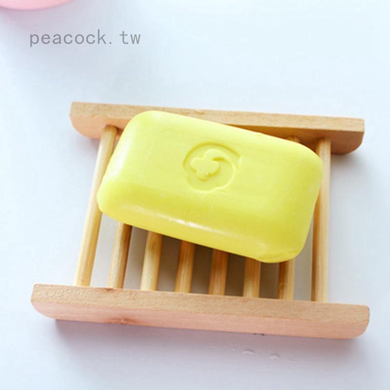 Khay gỗ tự nhiên đựng xà phòng tiện dụng cho nhà tắm