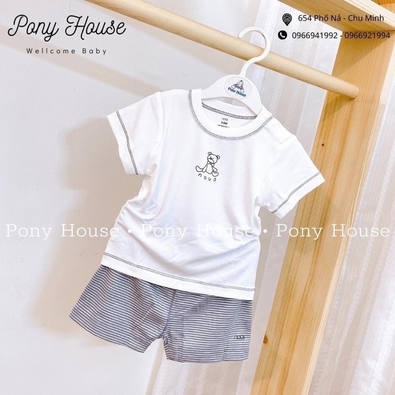 Bộ quần áo hè Nuos cài vai mẫu mới nhất 2022