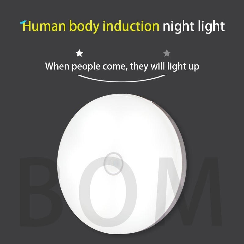 Đèn Led Cảm Ứng Cơ Thể Người Chạy Bằng Pin Sạc Qua Cổng Usb Tiện Dụng Và Bền