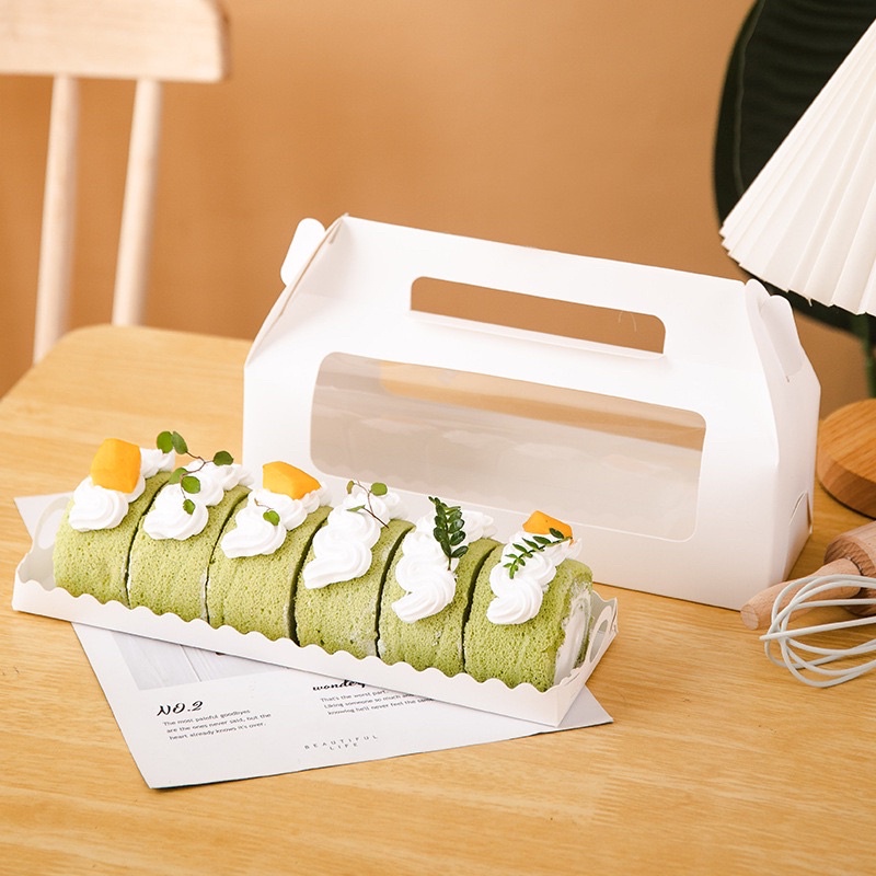 Hộp đựng bánh gato bông lan cuộn