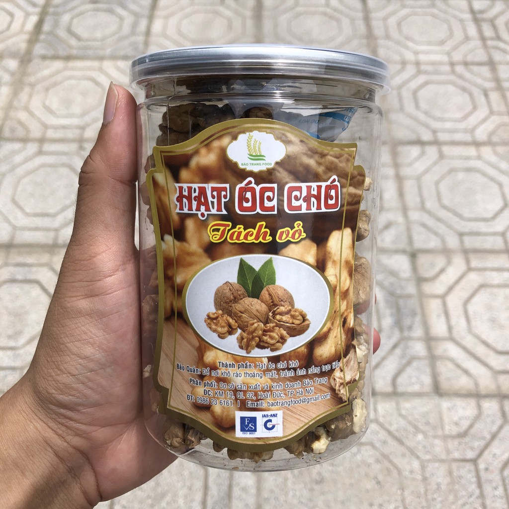 hạt óc chó hũ 250g hạt óc chó tách vỏ Hà Giang nói KHÔNG với hàng TQ cực tốt dành cho bà bầu, ăn vặt cho mọi lứa tuổi