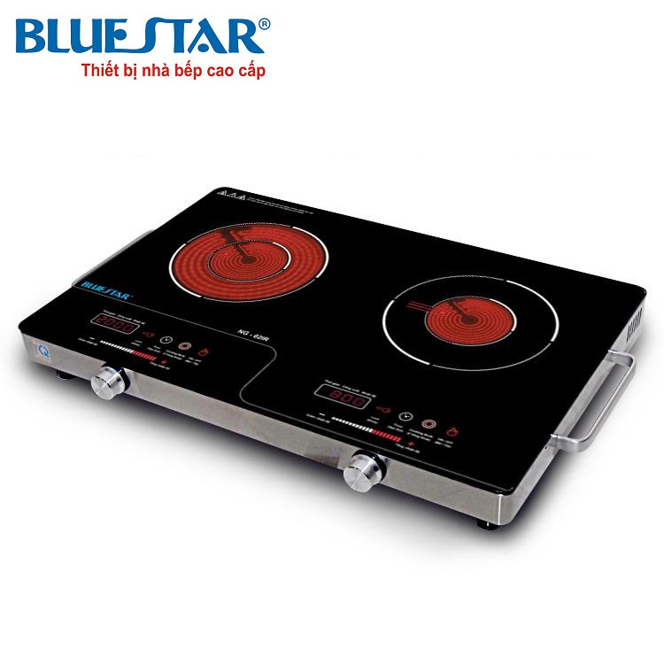 Bếp điện đôi hồng ngoại cảm ứng Bluestar NG-02EI