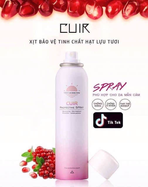 Chống nắng dạng xịt #CUIR PROTECTIVE SPRAY