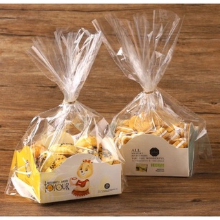 Túi đựng bánh quy, bánh mì có đáy giấy(10c)