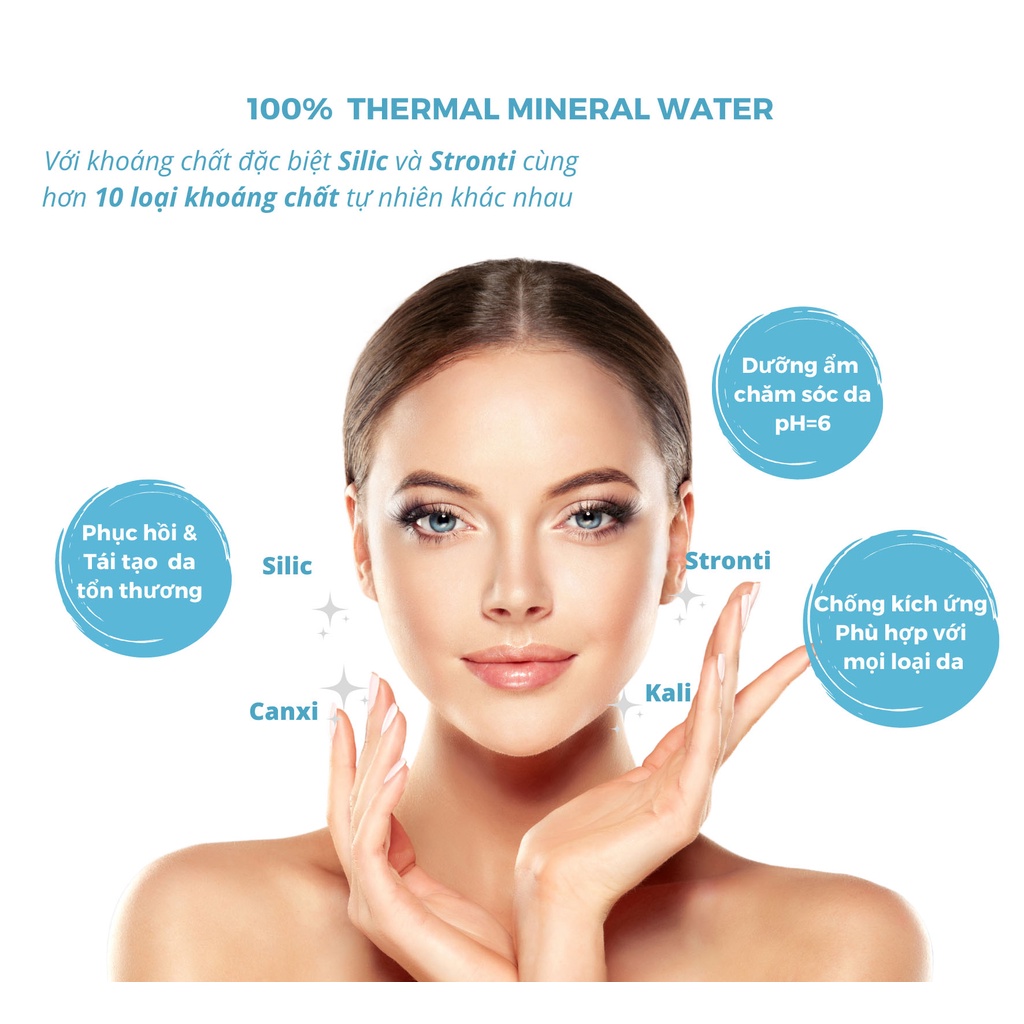 Xịt Khoáng Alba Skincare Chăm Sóc Da Giàu Khoáng Chất Thiên Nhiên 150ml