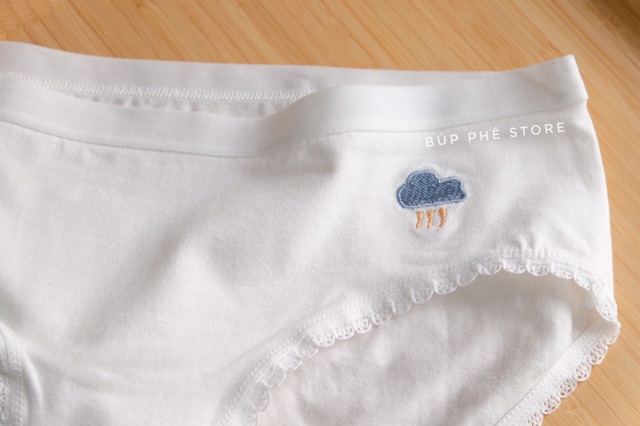 Quần Lót Cotton Thêu Thời Tiết 🌦⚡️