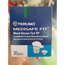 (DATE XA) Que test thử đường huyết TERUMO MEDISAFE FIT (LỌ 30 TEST)