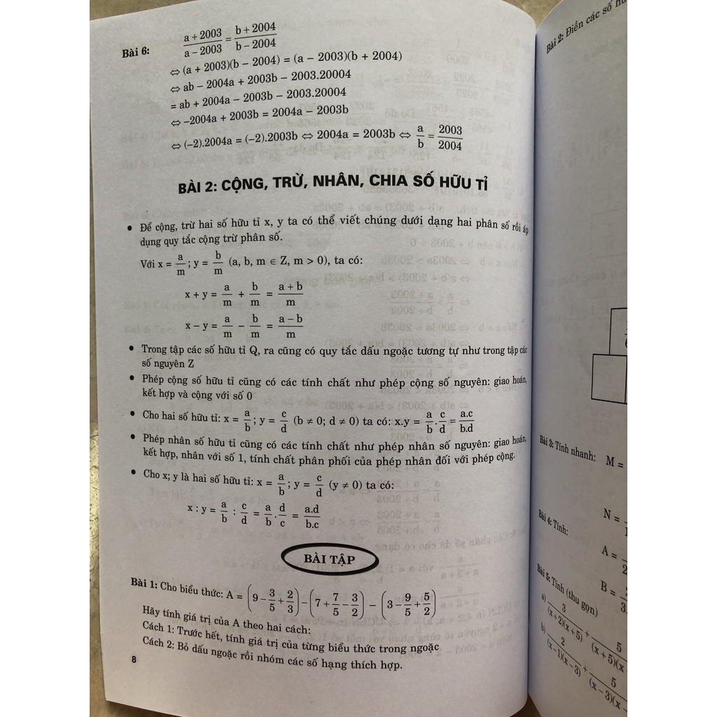 Sách - 500 bài tập cơ bản và nâng cao Toán 7