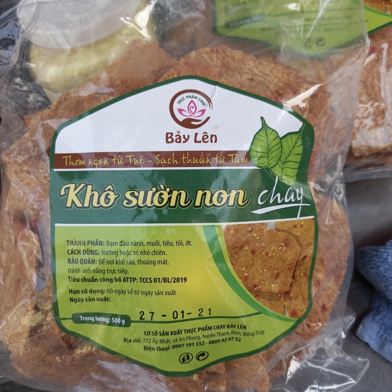 Khô sườn non Chay 500gram