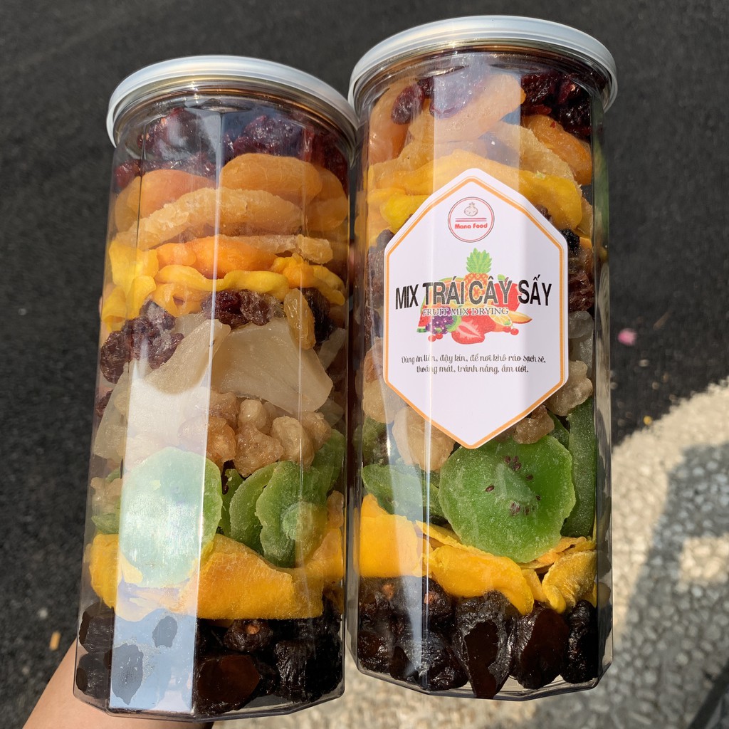 600G Mix 10 Trái Cây Sấy Dẻo Mana Food | Hũ siêu to - Ngon, Chất lượng | BigBuy360 - bigbuy360.vn