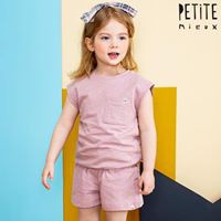 Bộ cotton xước Pe-tite Mieu xuất Hàn