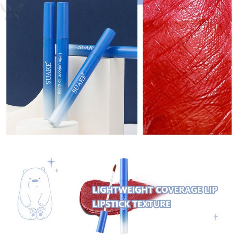 Set 5 son kem lì SUAKE Vỏ XANH GẤU TRẮNG