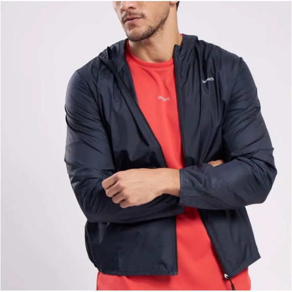 Áo khoác vải dù trượt nước mau khô nhanh, thấm hút mồ hôi Nam Running Basic Pocket - ONWAYS