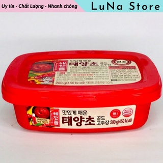 Tương ớt Hàn Quốc Taeyangcho Gochujang hộp 200gr - Tương ớt dùng làm sốt bánh gạo, trộn cơm Hàn Quốc - LuNa Store