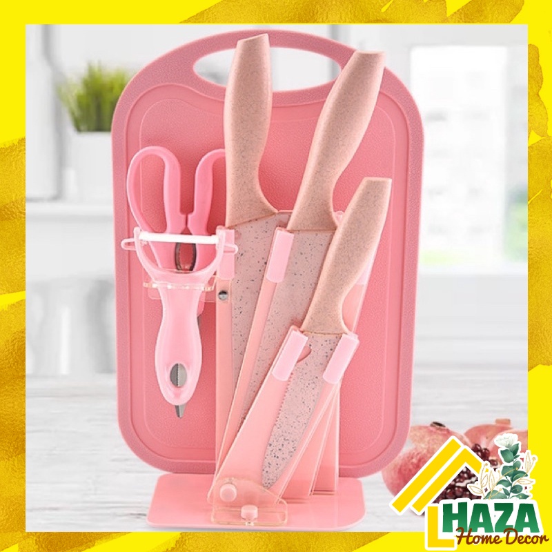 Set dao thớt phủ lúa mạch full màu